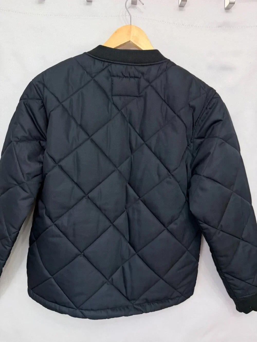 Banana Republic Black Diamond Quilted Bomber Insulated Jacket - Mens Size Small